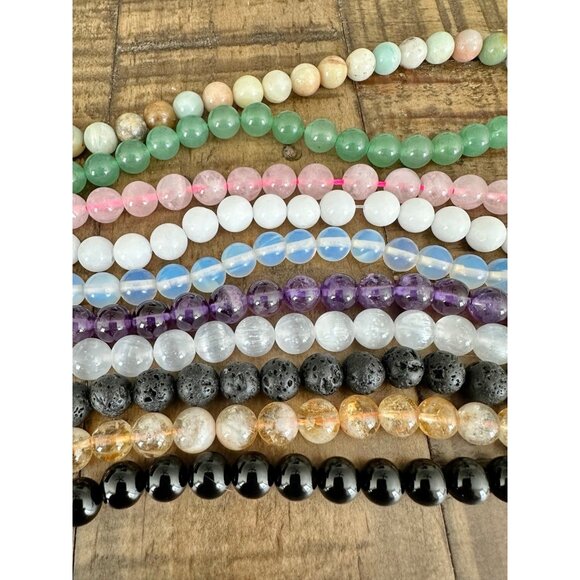 Hand Crafted Other - 8mm 10 Strand Bead Bundle